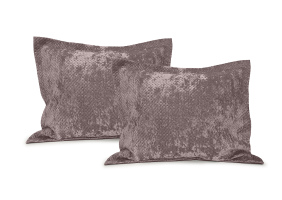LINNICK Velvet Kussensloop - purple 60x70cm - Set van 2
