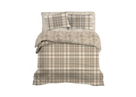 LINNICK Dekbedovertrek Katoen Renforcé Ravel - beige
