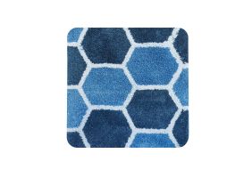 Dutch House Bidetmat Rennes - blue 60x60cm
