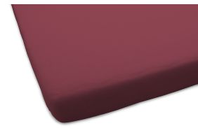 Dutch Dreams Hoeslaken Flanel Stretch 25cm Hoge Hoek Set van 2 - bordeaux