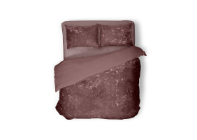 Eleganzzz Dekbedovertrek Crushed Velvet - rose