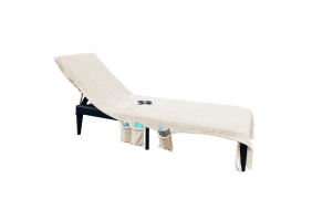 LINNICK Strandlaken Ligbed Handdoek Microvezel 75x215cm (3 in 1) - sand