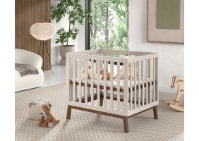 JAXX Baby Box Sezane met Verstelbare Bodem - 75x95cm clay