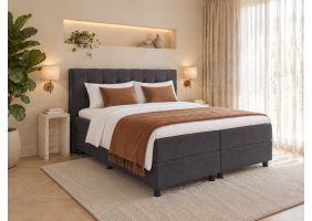 Boxspring Compleet Antwerpen - antraciet