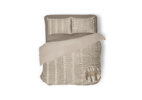 Eleganzzz Dekbedovertrek Micropercal Pure Stitches - soft sand