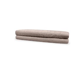 Eleganzzz Badstof Badlaken 100% Katoen 70x140cm - taupe - set van 2