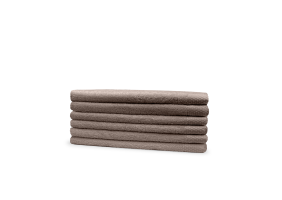 Eleganzzz Badstof Gastendoek 100% Katoen 30x50cm - taupe - set van 6