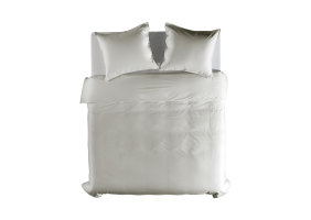 Yellow Dekbedovertrek Percale - tender grey