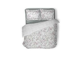 LINNICK Dekbedovertrek Katoen Trail Yard - white