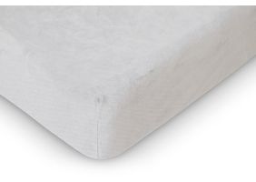 LINNICK Badstof Velours Hoeslaken - white - 2 Persoons - 120/140/150x200/220cm