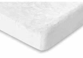 Eleganzzz Hoeslaken Flanel Fleece 35cm Hoekhoogte - white