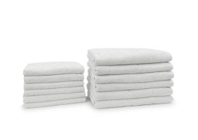 Eleganzzz Badgoedset 100% Katoen - white - 12-delig
