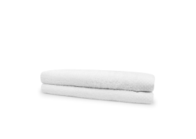 Eleganzzz Badstof Handdoek 100% Katoen 60x110cm - white - Set van 2