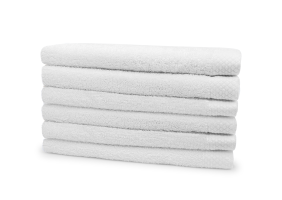 Eleganzzz Badstof Badlaken 100% Katoen 70x140cm - white - Set van 6