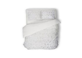 Eleganzzz Dekbedovertrek Foil Velvet - white