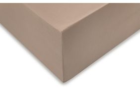 Zo home Satinado Hoeslaken Katoen Satijn 35cm Hoekhoogte - praline brown
