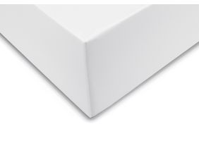 Zo home Satinado Hoeslaken Katoen Satijn 35cm Hoekhoogte - white