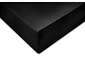 Zo home Satinado Hoeslaken Katoen Satijn 35cm Hoekhoogte - night black