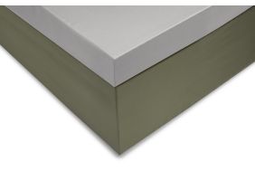 Zo home Satinado Topper Hoeslaken Katoen Satijn - ash grey