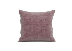 Zo Home Lino Kussensloop Linnen Look - wine red 50x50cm