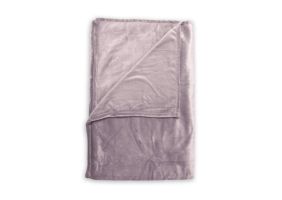 Zo Home Flanel Fleece Plaid Cara - pale pink - 140x200