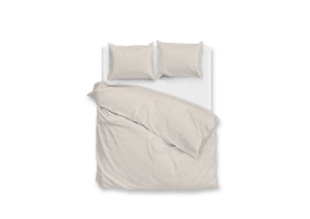 Zo Home Dekbedovertrek Flanella di Lino - sandy beige