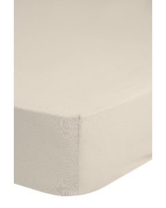 Good Morning Hoeslaken Jersey Katoen Stretch 30cm Hoge Hoek - ecru