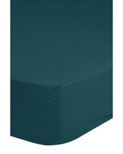 Good Morning Hoeslaken Jersey Katoen Stretch 30cm Hoge Hoek - petrol