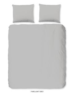 Pure Dekbedovertrek Micropercal Uni - light grey