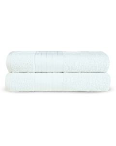 Good Morning Badstof Badlaken 100% Katoen 70x140cm - white - Set van 2