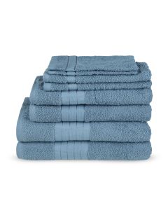 Good Morning Badgoedset 100% katoen - blue - 8 delig