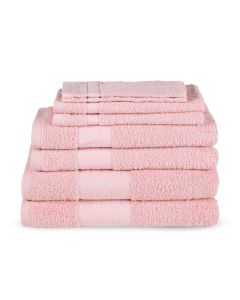 Good Morning Badgoedset 100% katoen - light pink - 8 delig