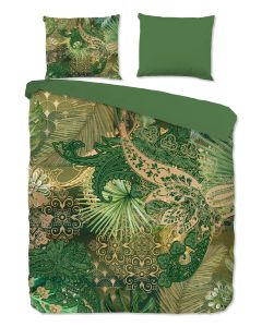 Pure Dekbedovertrek Micropercal Louise - green