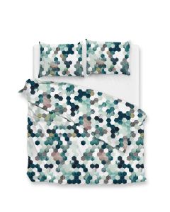 Zo Home Dekbedovertrek Microvezel Esagona - multi