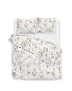 Zo Home Dekbedovertrek Flanel Hazel - off white