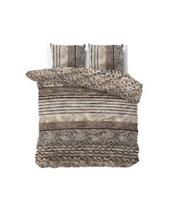 Sleeptime Dekbedovertrek Cotton Blended Cozy Panther - brown