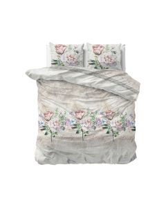 Sleeptime Dekbedovertrek Cotton Blended Lovely Flower - beige