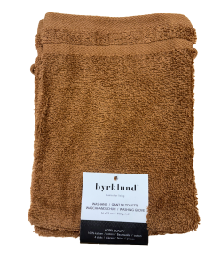 Byrklund Washand Bath Basics 16x21 - cognac - Set van 12