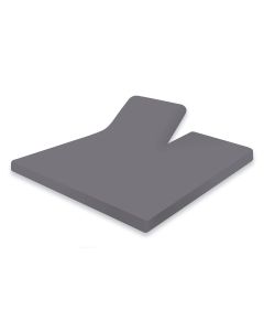 Eleganzzz Splittopper Hoeslaken Jersey Katoen Stretch - antraciet