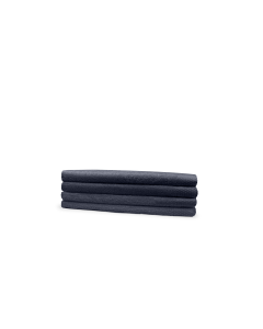 Eleganzzz Badstof Gastendoek 100% Katoen 30x50cm - dark grey - set van 4