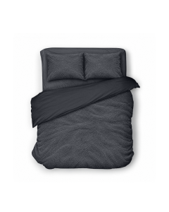 Eleganzzz Dekbedovertrek Teddy Pluche - anthracite