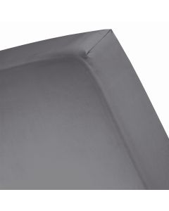 Cinderella Hoeslaken Katoen Satijn 30cm Hoekhoogte - anthracite