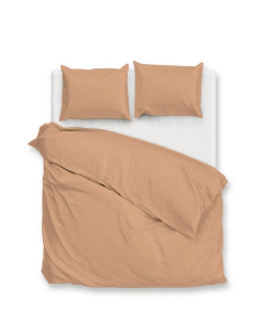 Zo Home Dekbedovertrek Katoen Percalle - cream tan