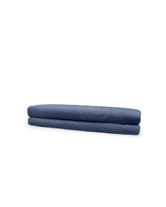 Eleganzzz Badstof Badlaken 100% Katoen 70x140cm - ocean blue - set van 2