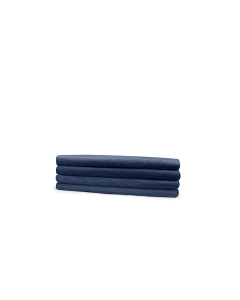 Eleganzzz Badstof Gastendoek 100% Katoen 30x50cm - ocean blue - set van 4