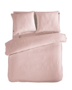 LINNICK Dekbedovertrek Katoen Renforcé Estina - light pink