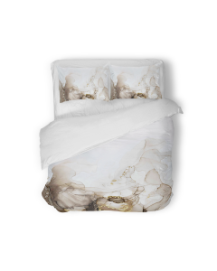 Eleganzzz Dekbedovertrek Micropercal Flowing Serenity - soft beige