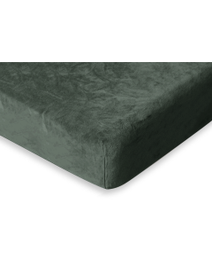 Eleganzzz Hoeslaken Flanel Fleece 35cm Hoekhoogte - green