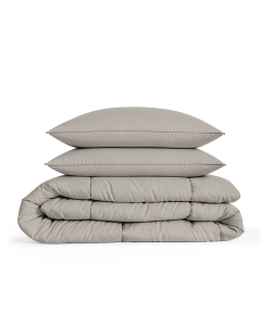 Eleganzzz Eazy Dekbed Zonder Overtrek Inclusief Kussenslopen - grey