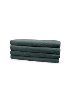Eleganzzz Badstof Badlaken 100% Katoen 70x140cm - olive green - set van 4